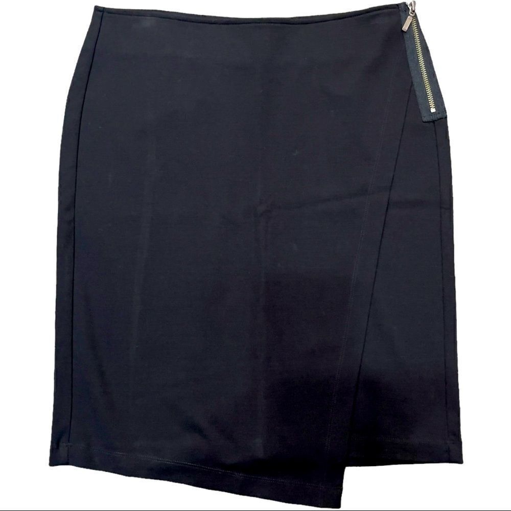 CAbi Black Asymmetrical Skirt Size 4